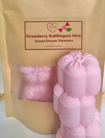 Load image into Gallery viewer, Strawberry Bubblegum Mint Shower Steamers | 4 pack |  8 pack
