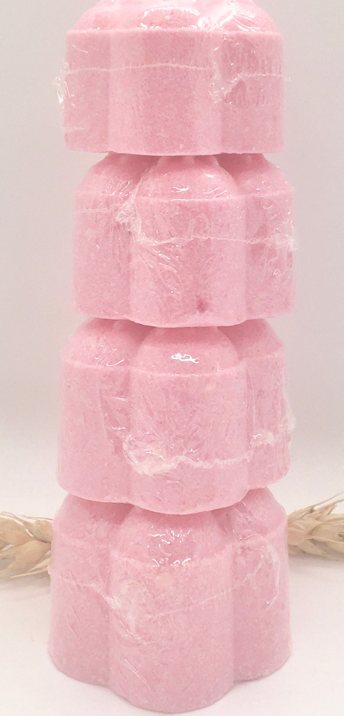 Pink Energize Grapefruit Shower Steamers 4 Pack | 8 Pack