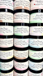 Load image into Gallery viewer, Lavender Lemon Spa Foaming Shower Frosting | Whipped Soap and Sugar Scrub | Sugar Scrub
